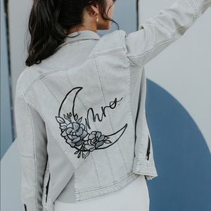 Custom Painted Express Leather Jacket.